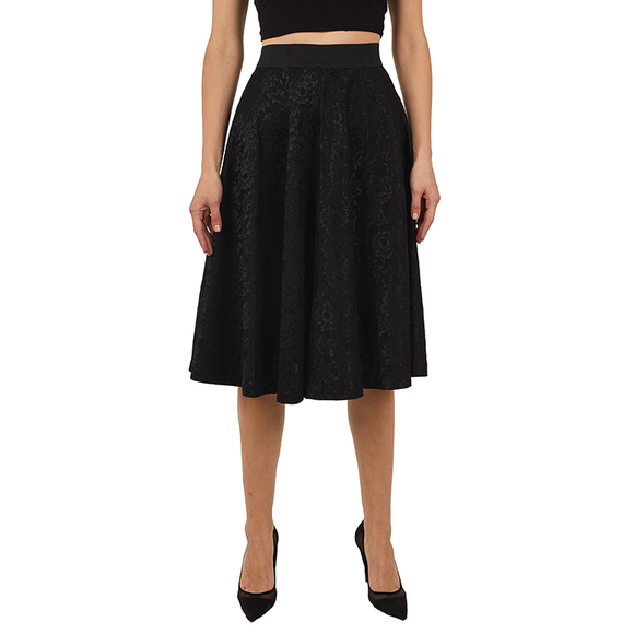 Network Skirt Women Black - Picture 1 of 5